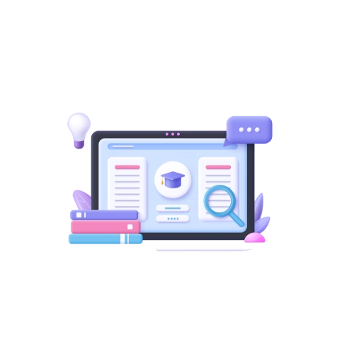 illustration d'une plateforme de e-learning