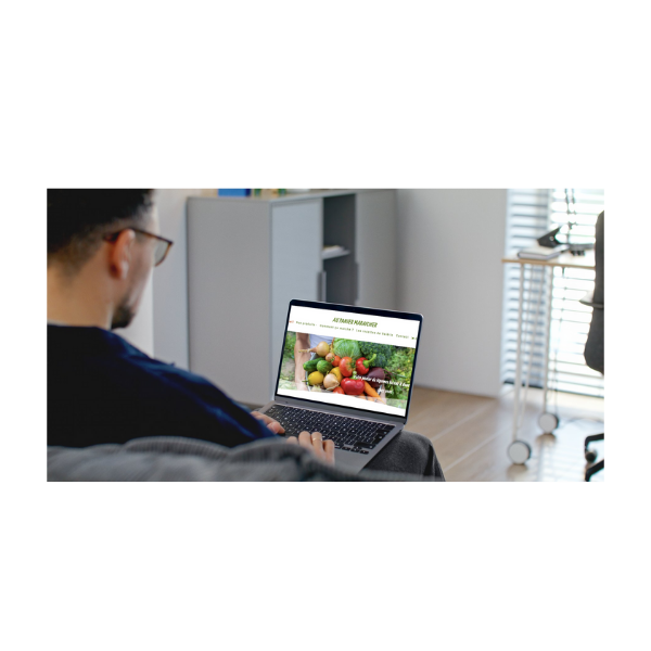 Site ecommerce au panier maraicher
