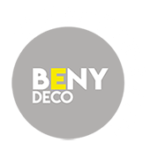 logo de la boutique en ligne Beny Deco : vente d'articles de déco neufs et de chine